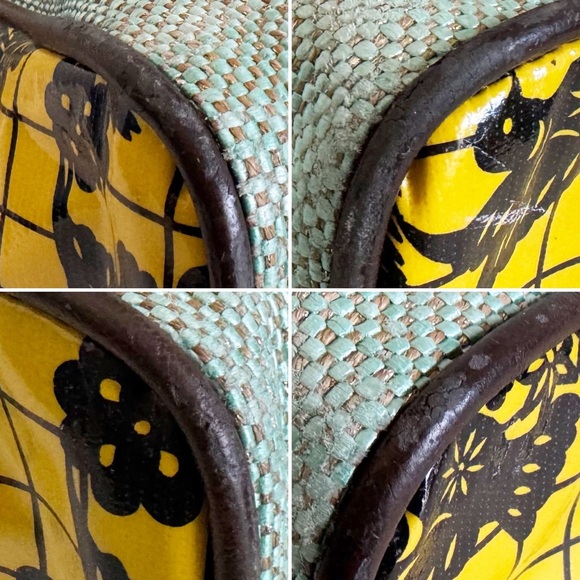 Consuela Classic Tote Bag Shopper Embroidered Floral Ethnic Boho Festive Fun - Picture 7 of 13